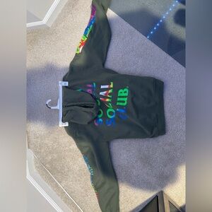 Undefeated x anti social social club hoodie Sz M